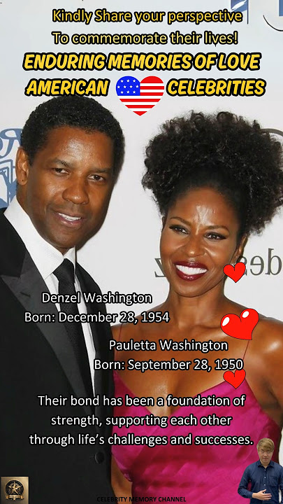 Denzel Washington and His Wife A Lasting Love Story in the United States