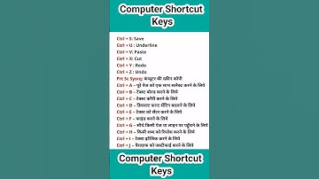 Most Important shortcut in Computer| Shortcut keys in computer #newshorts #shortcutkey #shorts
