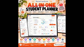 Student Planner 2026 | Digital Student Planner for School, College & University Productivity Planner