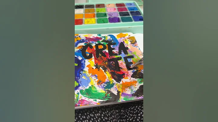 Himi Gouache Paint Set Unboxing + First time using gouache acrylic paint #gouache #painting #art