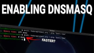 Enabling dnsmasq - speeding up connections with local DNS cache.
