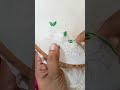 hand embroidery leaf design #handbroidery #cute crafty -veena