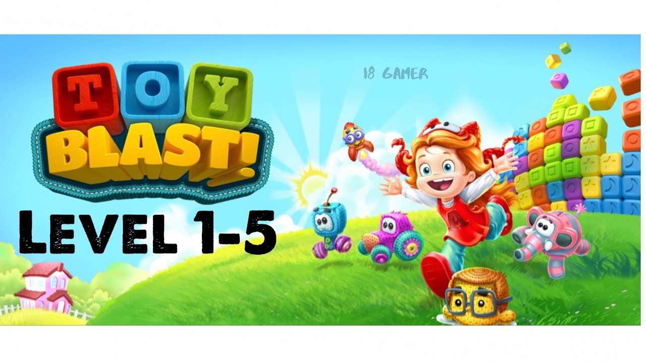 Toy Blast Play Level 1-5 | 3D GAME