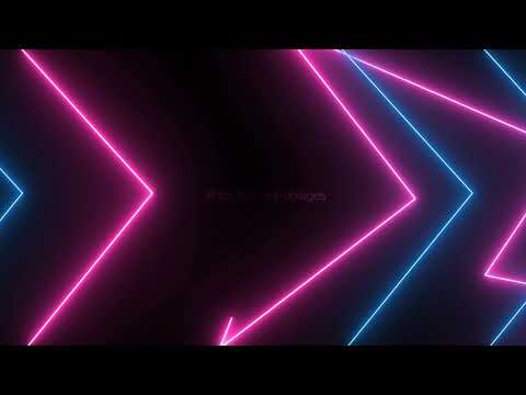 Neon lights background animation video, neon background effect, neon lighting animated template loop