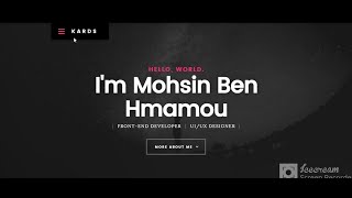 Complete Responsive Personal Portfolio Website using HTML CSS & JavaScript