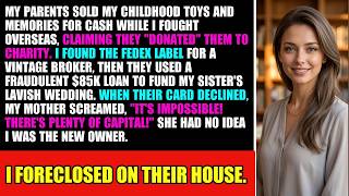 My Parents Sold My Childhood Toys While I Fought Overseas, So I Foreclosed On Their House