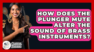 How Does The Plunger Mute Alter The Sound Of Brass Instruments? - Classical Serenade