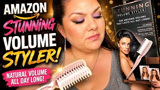 Amazon Stunning Volume Style Hair Brush. Natural Hair Volume Products Hair Volumizer Tool How to use Amazon Stunning Volume Style Hair Brush. Natural Hair Volume Products Hair Volumizer Tool How to use