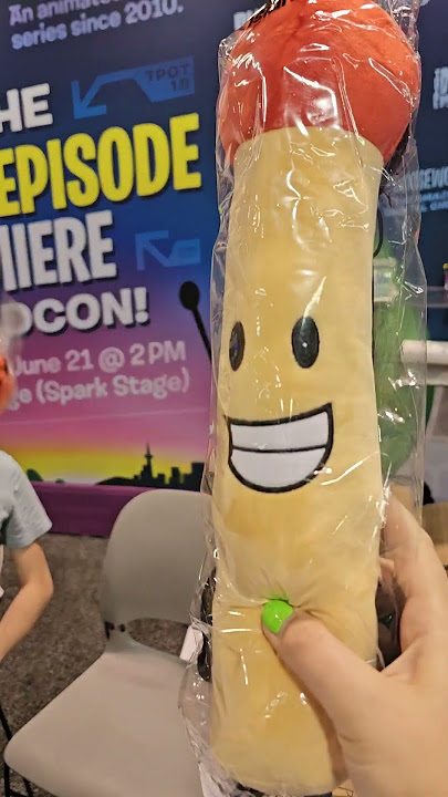 NEW #BFDI PLUSH today at VIDCON!