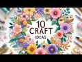 Amazing handmade craft ideas tutorial  beautiful decorations craft ideas with foam eva