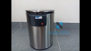 Thùng Rác Thông Minh Nhập Khẩu Nhật Bản Sakawa ST602 Tròn 9l