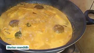 Jom cuba..kari ikan masin kurau dengan terung..jom masak../selera makan.