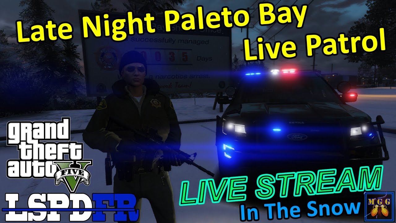 Late Night Paleto Bay LIVE Patrol In The Snow | GTA 5 LSPDFR Live ...