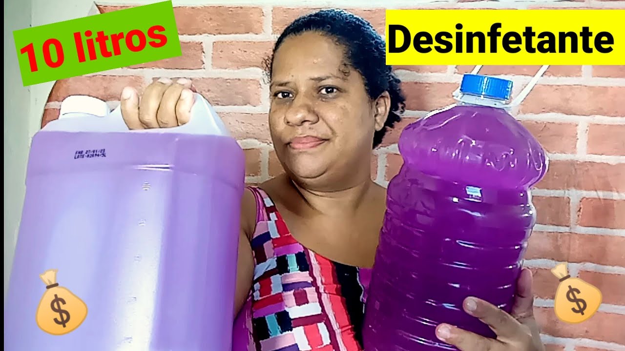 💰 10 LITROS DE DESINFETANTE CASEIRO PARA O MÊS TODO ECONOMIZE MUITO DINHEIRO E PARE DE GASTAR