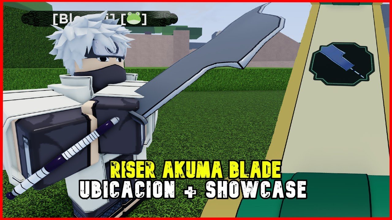 UBICACIÓN RISER AKUMA BLADE + SHOWCASE SHINDO LIFE YouTube