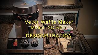Vevor Waffle Maker (Model: XC-XZ-1) - Demonstration