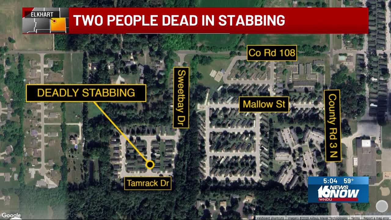 Woman and suspect dead after Elkhart stabbing - YouTube
