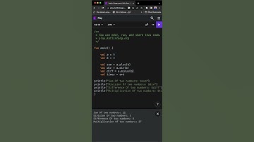 Arithmetic operators in Kotlin #kotlin #shorts