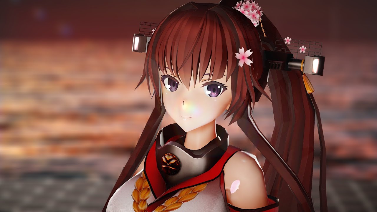 【艦これMMD】大和で『春よ、来い』♪1440P