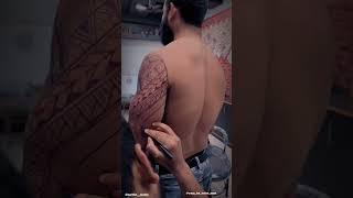 Maori tattoo for men it's free hand tattoo #surattattooartist #raipurtattooartist #chhattisgarh