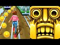 Subway Princess Runner VS Temple Run Gameplay IOS Android