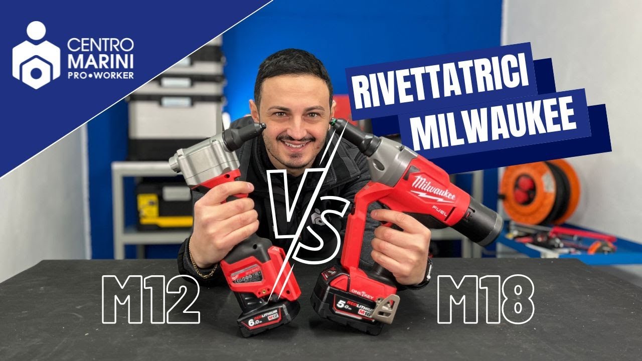 Max Rivetti Come applicare velocemente i rivetti - Rivettatrici Milwaukee M12 e M18 ...