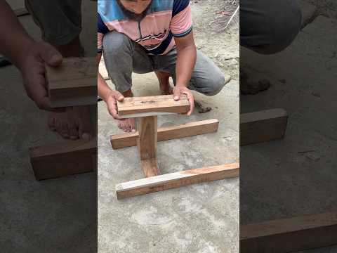 Easy DIY Plant Pot Shelf from Scrap Wood | Simple Garden Woodworking Project