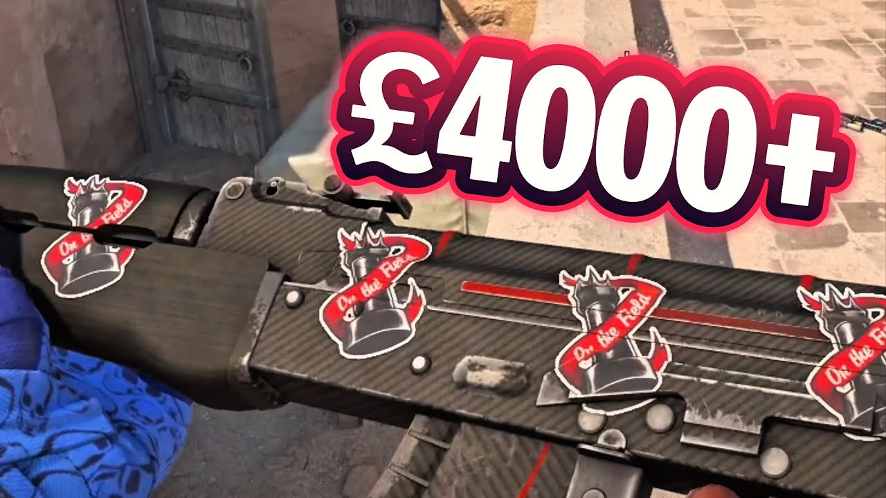 CS2 RAREST stickers in the game - YouTube