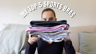 TOP 5 SPORTS BRAS IN MY COLLECTION + TRY ON