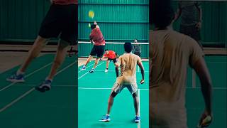 The Craziest Badminton Block You'll See Today! 🏸 #shorts
