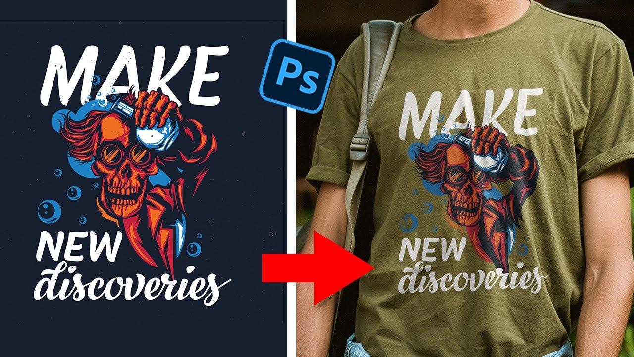 Best Way to Create Realistic T-Shirt Mockup in Photoshop!!