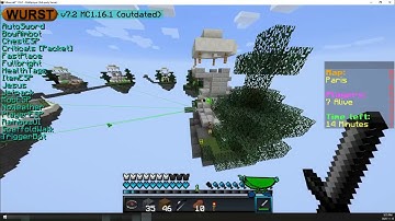 hacking with wurst client got banned