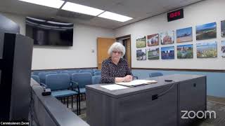 Commissioners Zoom's Meeting