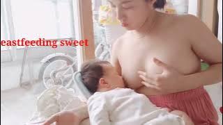 Breastfeeding sweet Baby | Baby and single Mom