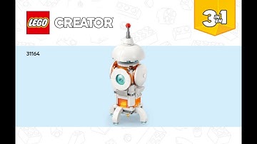 LEGO Instructions | Creator 3in1 | 31164 | Space Robot | Space Rocket
