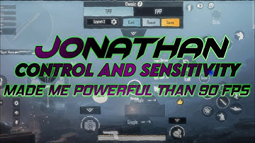 @Jonathan Gaming New Control and sensitivity code | 2 Finger + Gyroscope | #jonathangaming  #bgmi