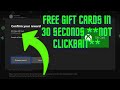 HOW TO REDEEM FREE XBOX GIFT CARDS!!! **NOT CLICKBAIT**