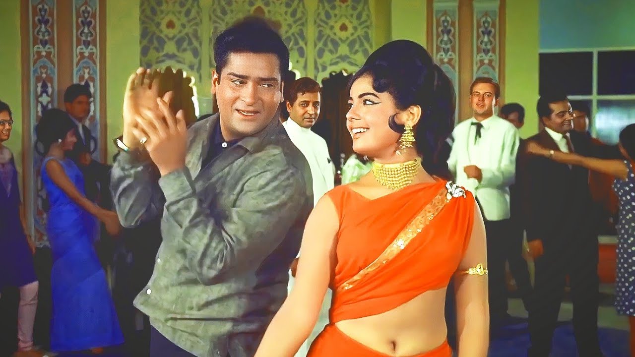 Aaj Kal Tere Mere Pyar Ke Charche  4K Video  Brahmachari  Shammi Kapoor  Suman K Mohammed Rafi