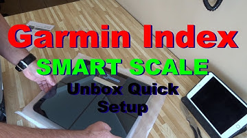 Garmin Index Smart Weight Scale Unbox Basic Setup Review
