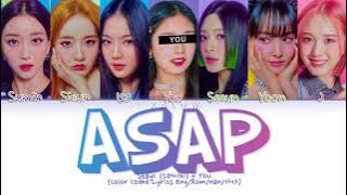 [Karaoke] STAYC (스테이씨) 'ASAP' (Color Coded Eng/Han/Rom/가사) (7 Members)