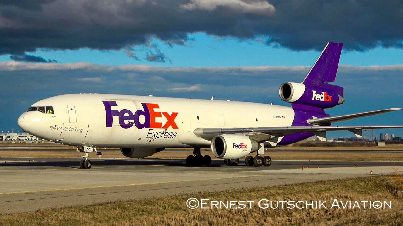 McDonnell Douglas MD-10F and MD-11F Arrivals (FedEx, Lufthansa and UPS) | Toronto Pearson Int'l