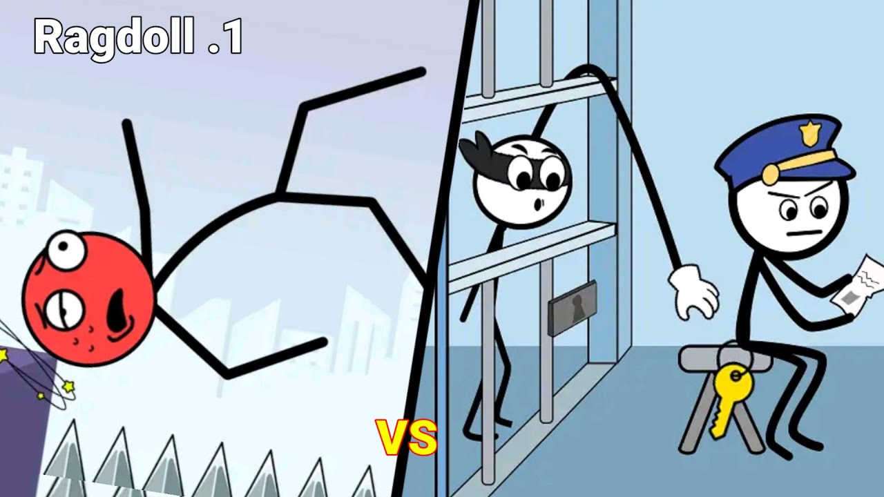 Biggest Games Update RAGDOLL BREAK: Kick Loser vs THIEF PUZZLE,ASMR Relaxing Gameplay,Part