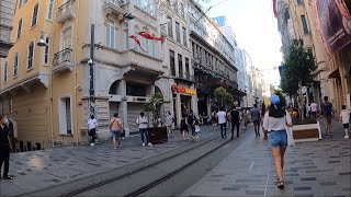 Istiklal Taksim Beyoğlu 2021 temmuz UltraHD Gezinti  istiklal street walking #istiklalcaddesi #sokak