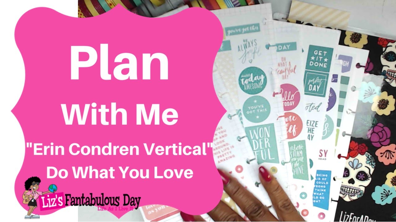 EC Vertical Plan With Me, 2017 Erin Condren Vertical Planner Layout 25, How to Decorate Your Planner