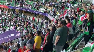 Amazing Iraq Fans Sign Anthem Before Sensational Win Iraq 21 Japan In 2023 Afc Asian Cup Qatar