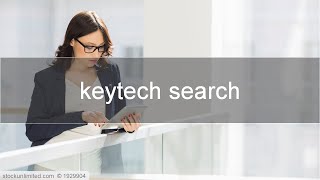 keytech Webinar - keytech search