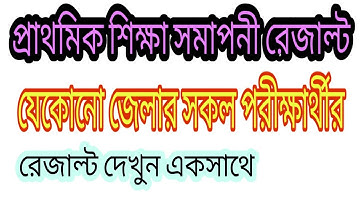 how to check pec result by district wise. জেলাভিত্তিক প্রাথমিক ও ইবতেদায়ী পরীক্ষার ফলাফল দেখুন।