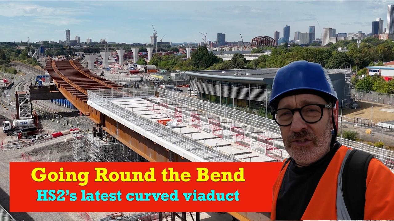 YouTube thumbnail for “HS2 - Going Round the Bend” by Transport Matters