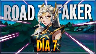 Día 7 JUGANDO LOL hasta VENCER A FAKER 🌙