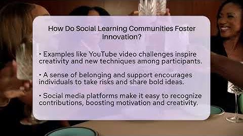 How Do Social Learning Communities Foster Innovation? - Everyday-Networking